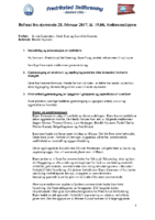 Referat fra styremøte 28. 02.2017