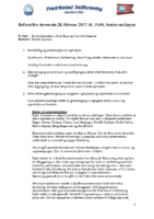 Referat fra styremøte 28. 02.2017