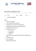 Saksliste – årsmøtet