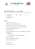 A Sakliste – Årsmøtet 2020